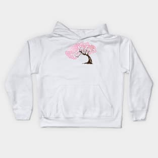 Cherry Blossom Tree Kids Hoodie